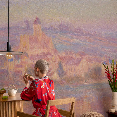 Fototapet decorativ pe perete En charmerende by