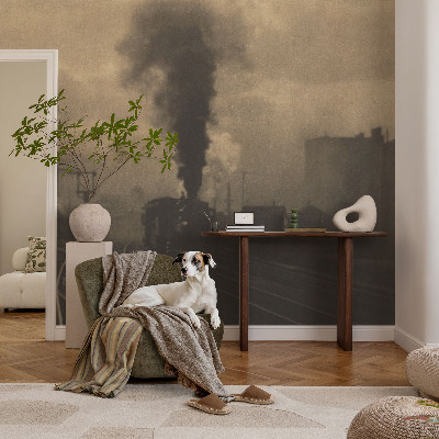 Fototapet modern la comandă Industrilandskab