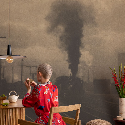 Fototapet modern la comandă Industrilandskab