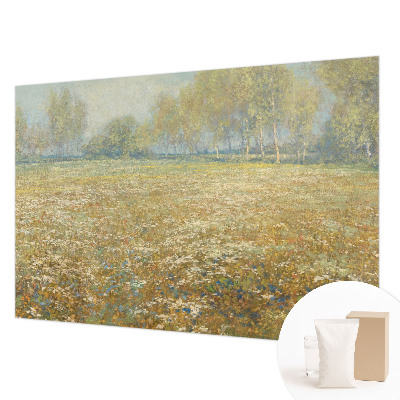 Fototapet la comandă cu motiv floral „Blomstrende felt”