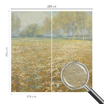 Fototapet la comandă Blomstrende felt