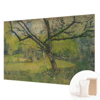 Fototapet la comandă pentru living peisaj verde personalizat