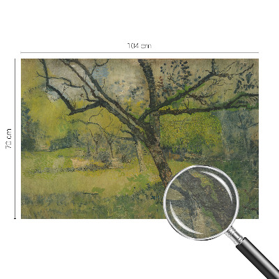 Fototapet la comandă pentru living Grønt landskab