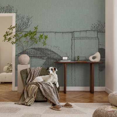 Fototapet pentru living Buebro