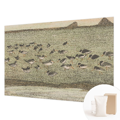 Fototapet la comandă pentru dormitor cu design „Fuglens fred”