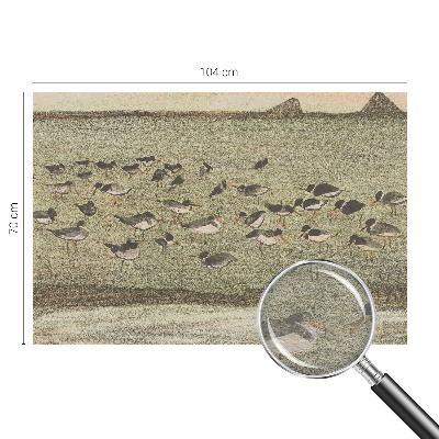 Fototapet la comandă pentru dormitor Fuglens fred