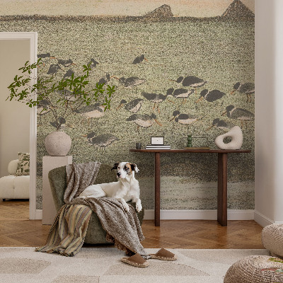 Fototapet la comandă pentru dormitor Fuglens fred