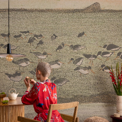 Fototapet la comandă pentru dormitor Fuglens fred