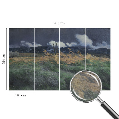 Fototapet pentru dormitor Blæst græs