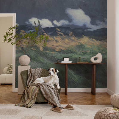 Fototapet pentru dormitor Blæst græs