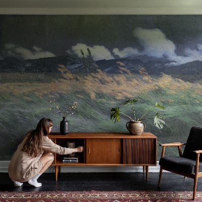 Fototapet pentru dormitor Blæst græs