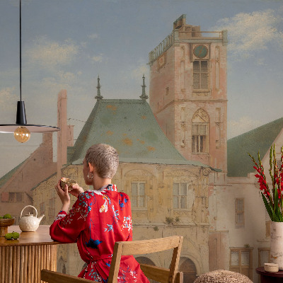 Fototapet Historisk rådhus