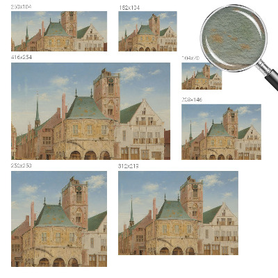 Fototapet Historisk rådhus