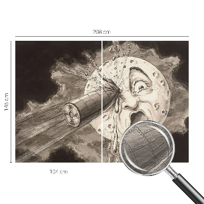 Tapet foto vlies Kosmisk kollision