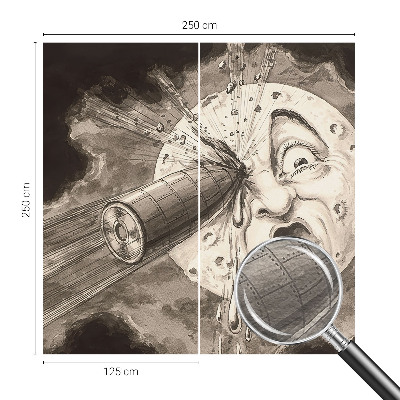 Tapet foto vlies Kosmisk kollision