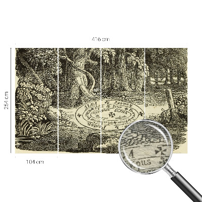 Tapet foto pe vlies Magisk cirkel