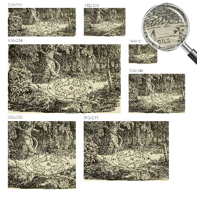 Tapet foto pe vlies Magisk cirkel