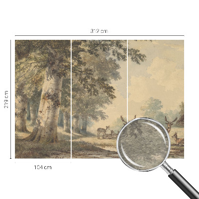 Fototapet vlies pentru living Skovfred