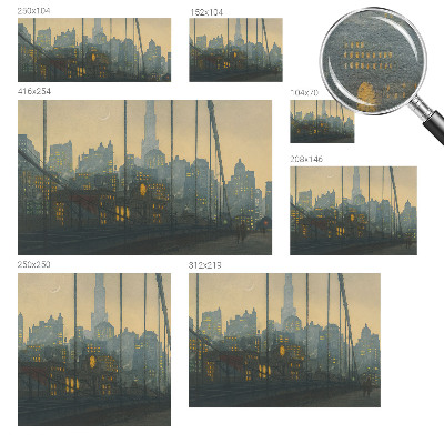 Fototapet decorativ pe perete Aftenpanorama