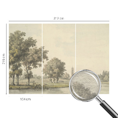 Fototapet modern En stille park