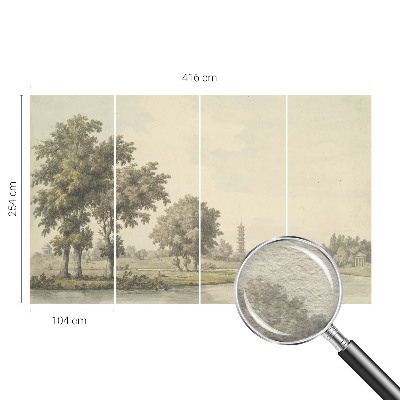 Fototapet modern En stille park