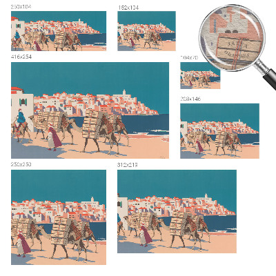 Fototapet pe perete Kamelkaravane