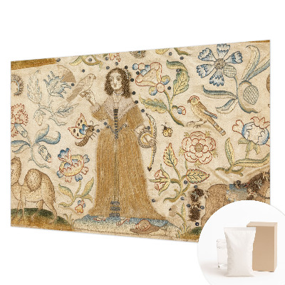 Tapet foto decorativ Farverig natur