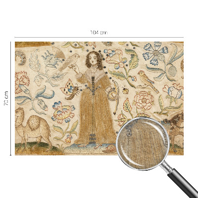 Tapet foto decorativ Farverig natur