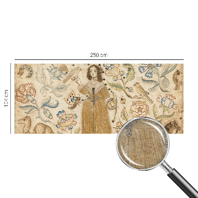 Tapet foto decorativ Farverig natur