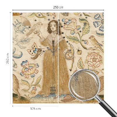 Tapet foto decorativ Farverig natur