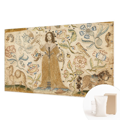 Tapet foto decorativ Farverig natur