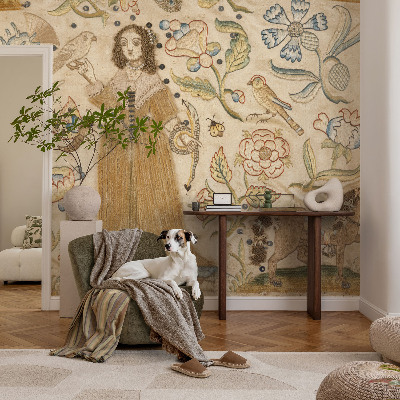 Tapet foto decorativ Farverig natur