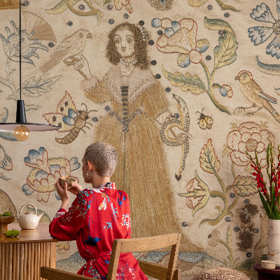 Tapet foto decorativ Farverig natur