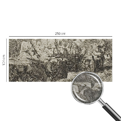 Fototapet decorativ pe perete Bjerglandskab