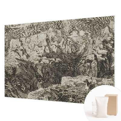 Fototapet decorativ pe perete Bjerglandskab