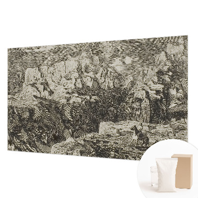 Fototapet decorativ pe perete Bjerglandskab