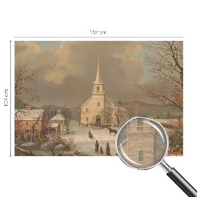 Fototapet pentru living Vinterlandskab