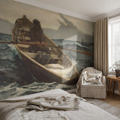 Fototapet pentru dormitor Fisker på havet