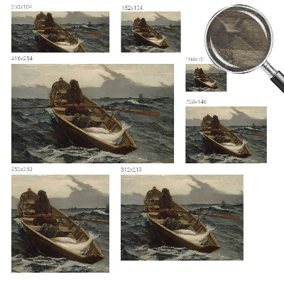 Fototapet pentru dormitor Fisker på havet