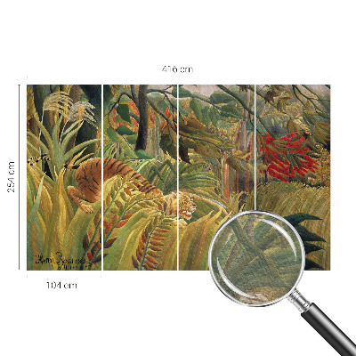 Fototapet vlies imprimat Eksotisk tiger