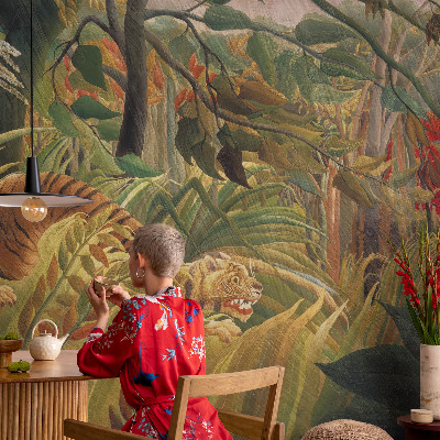 Fototapet vlies imprimat Eksotisk tiger