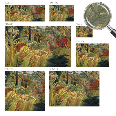 Fototapet vlies imprimat Eksotisk tiger