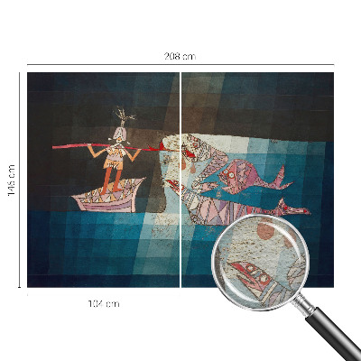 Fototapet vlies pentru dormitor Fisker jæger