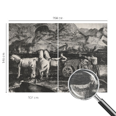 Fototapet vlies pentru copii Landsbyscene