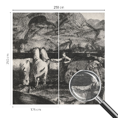 Fototapet vlies pentru copii Landsbyscene