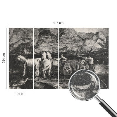 Fototapet vlies pentru copii Landsbyscene