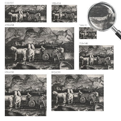 Fototapet vlies pentru copii Landsbyscene