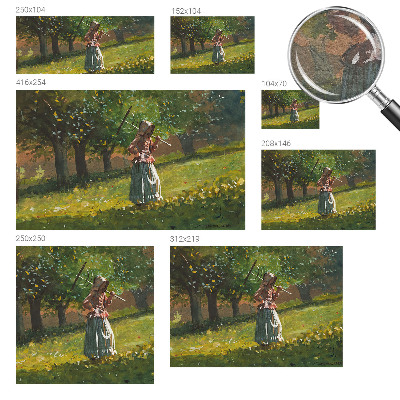 Tapet foto decorativ Efterårseftermiddag