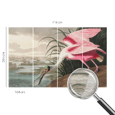 Fototapet modern la comandă Eksotisk fugl