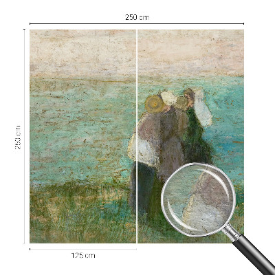 Fototapet la comandă pentru dormitor Refleksion ved havet